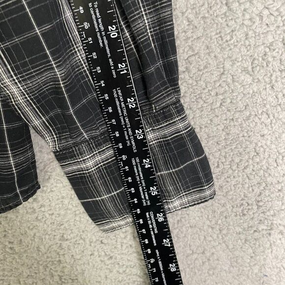 Massive Shirt Mens L Black Pearl Snap Casual Long Sleeve‎ Western Button Down - Picture 10 of 11